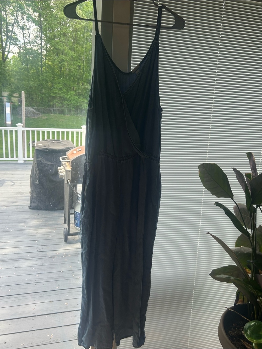 a new day Navy Blue Sleeveless Jumpsuit Romper